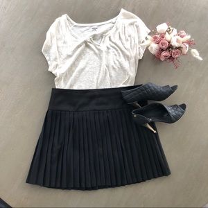 Aqua Black Skirt